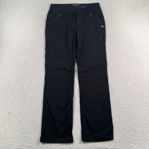 Craghoppers Kiwi Pro Stretch Trousers Pants Womens US 8 Waterproof Hiking Black - Picture 1 of 11